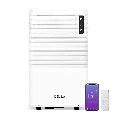 Della 12000 BTU Portable WiFi AC & Heater for Rooms Up To 650 Sq. Ft
