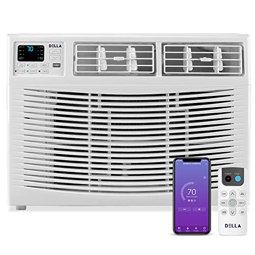 DELLA 8000 BTU Smart Window Air Conditioner