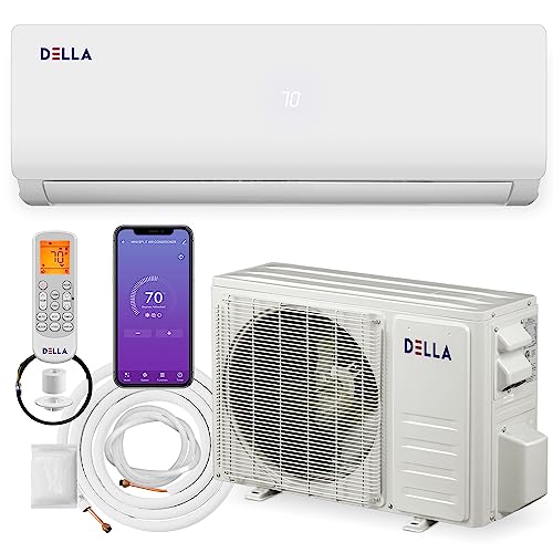 Della 12000 BTU Wifi Enabled Mini Split Air Conditioner & Heater