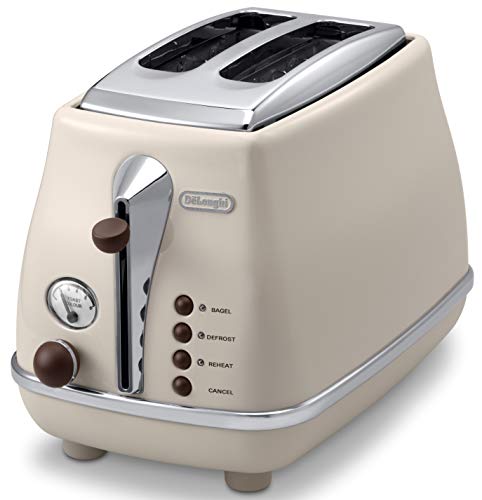 De'Longhi Vintage Pop-up Toaster CTOV2003J-BG (Dolce Beige)