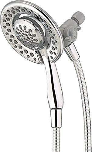 Delta 4-Spray In2ition 2-in-1 Dual Shower Head with Handheld, Chrome