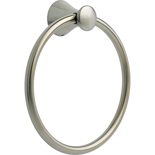 Delta Faucet 73846-SS Lahara Wall Mounted Towel Ring in Stainless, Bathroom Accessories