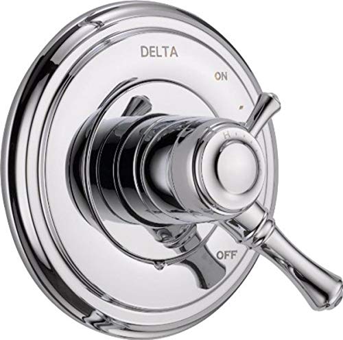 Delta Faucet Cassidy 17 Series Dual-Function Shower Handle Valve Trim Kit, Chrome T17097 (Valve Not Included) 3.50 x 7.00 x 3.50 inches