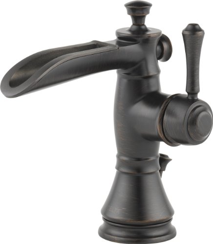 Cassidy Bronze Single Handle Waterfall Bathroom Faucet