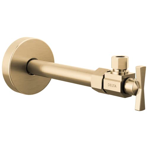 Delta Faucet Supply Stop Valve with Traditional Handle Gold