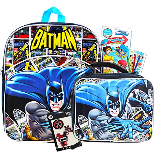 Deluxe Batman School Bag and Lunch Box Set