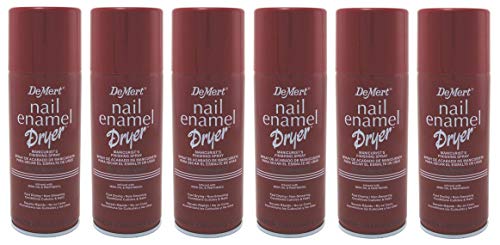 Demert Nail Enamel Dryer Spray 7.5 Ounce (221ml) (6 Pack)