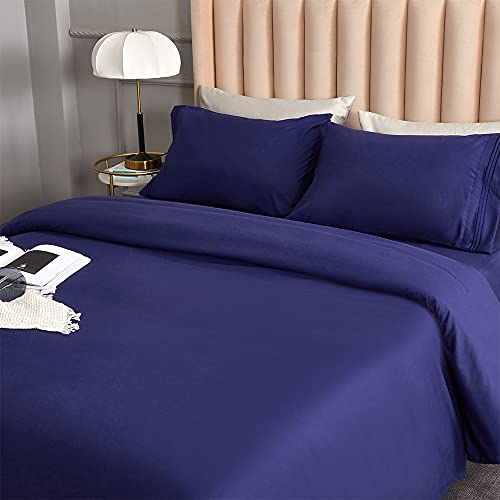 DERBELL Bed Sheet Set - Brushed Microfiber Bedding