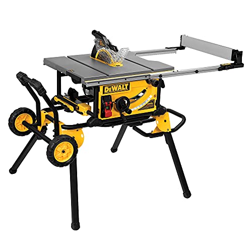 DEWALT 10 Inch Table Saw with Rolling Stand