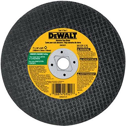 DEWALT 7-Inch Masonry Abrasive Blade