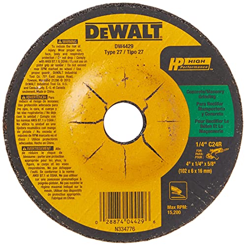 DEWALT Concrete/Masonry Grinding Wheel