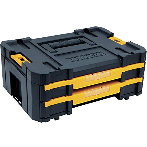 DEWALT TSTAK Tool Box: Double Drawer Storage, 16.5 lbs Capacity