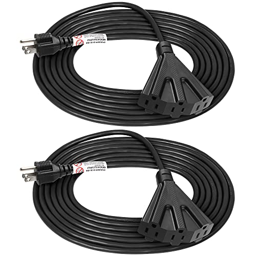 DEWENWILS 15 FT Outdoor Extension Cord with Multiple Outlet