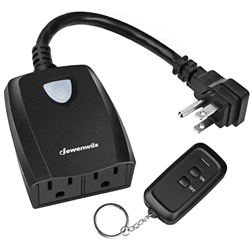 DEWENWILS Outdoor Wireless Remote Control Outlet Power Strip