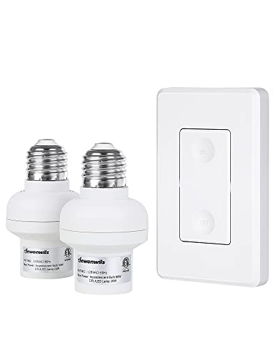 DEWENWILS Remote Control Light Bulb Socket