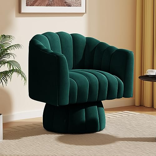 Dewhut Swivel Barrel Chairs (Green)