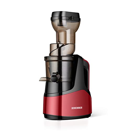 DEWINNER Compact Vertical Slow Masticating Juicer with Reverse Function