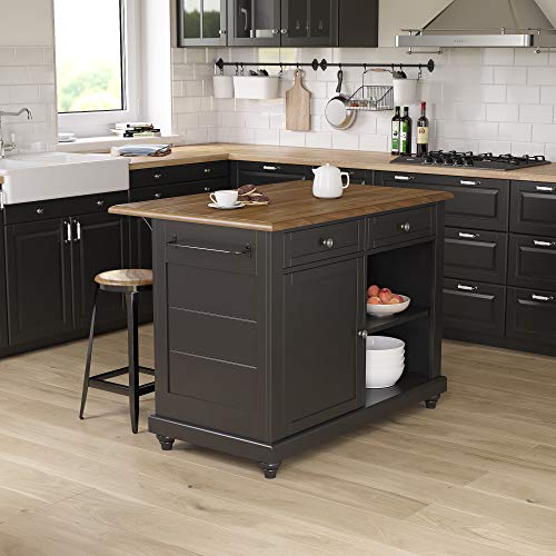 DHP Dorel Living Kelsey 2 Kitchen Island with Stools