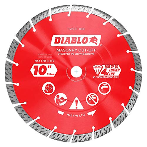 Diablo Diamond Segmented Turbo Cut-Off Discs for Masonry