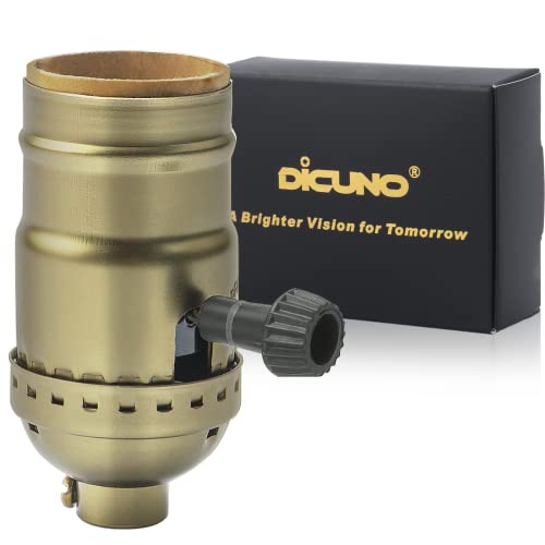 DiCUNO 3-Way Lamp Socket Replacement Kit