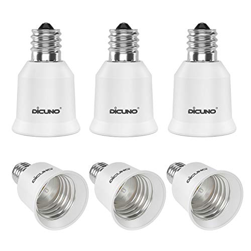 DiCUNO E17 to E26 Adapter - Convenient and High Quality Lighting Solution