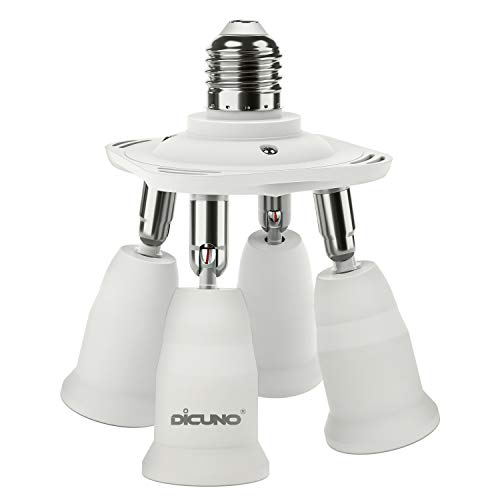 DiCUNO Light Socket Splitter Adapter