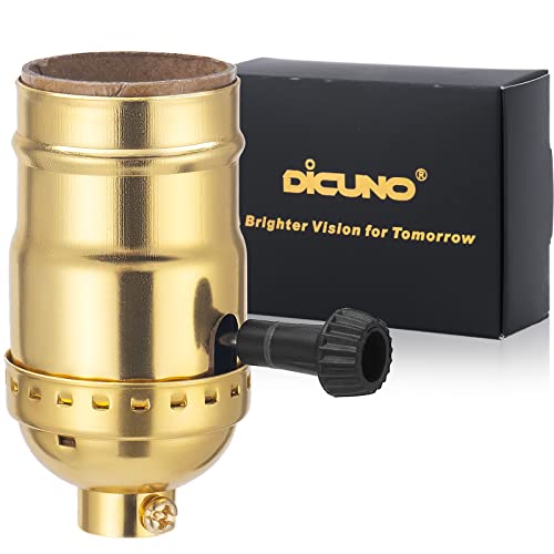 DiCUNO UL Listed 3-Way Lamp Socket Replacement