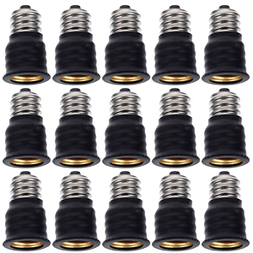 15pcs Candelabra Socket Converter for Ceiling Fans & Pendant Lamps