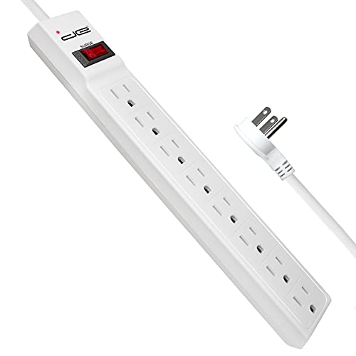 Unbranded 3 ft. 6-Outlet 14 Gauge 15 Amps Heavy Duty Indoor/Outdoor Surge  Protector Extens