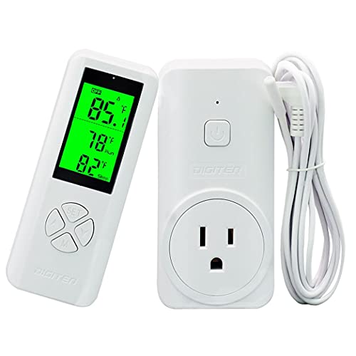Digital WTC200 Wireless Thermostat Outlet - Accurate Remote Temperature Control