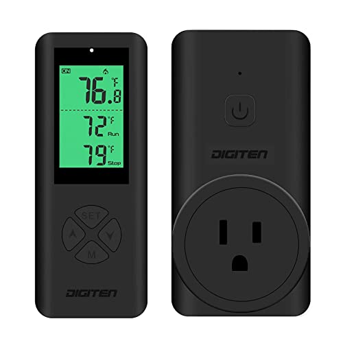 DIGITEN Wireless Thermostat Temperature Controller Outlet