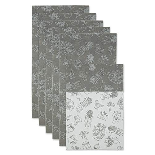 DII Fridge Liner Non-Adhesive, Gray Market, 12x24, 6 Piece