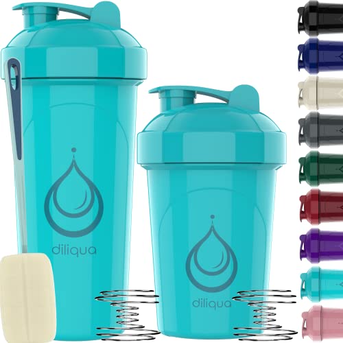 diliqua Protein Shaker Bottle Combo Pack - BPA-Free & Dishwasher Safe