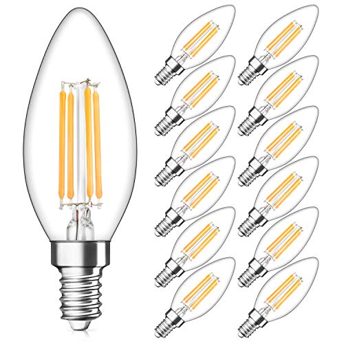 Dimmable LED Bulbs with Decorative Candelabra Base