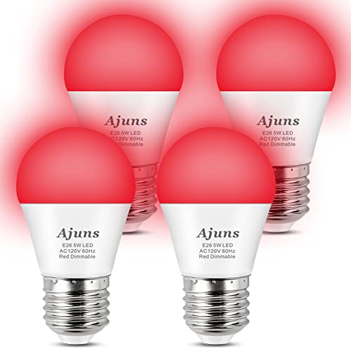 Dimmable LED Red Light Bulb 40W Equivalent