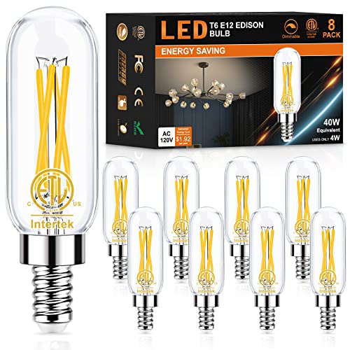 Dimmable T6 LED Bulbs for Chandeliers - hansang E12 LED Bulbs