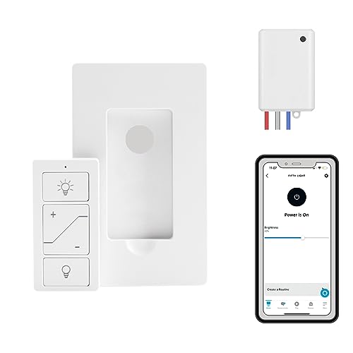 Dimmer Switch ONLY Work with Alexa Smart Wireless Dimmer Light Switch Remote Control dimmer Light Switch