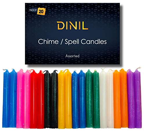 Dinil - Assorted Color Spell/Chime Candles