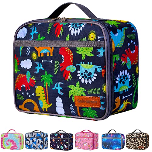 Dinosaur Lunch Bag for Kids - Insulated and Spacious