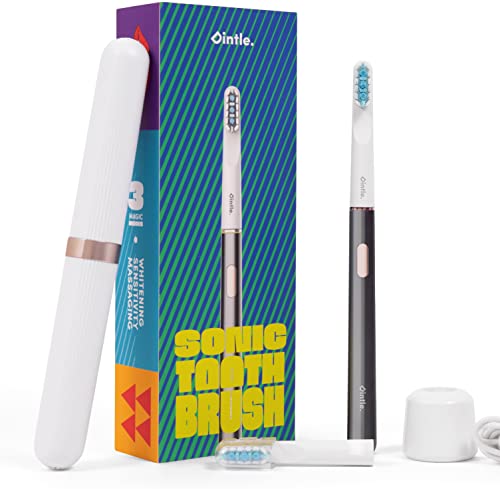 Dintle Sonic Rechargeable Toothbrush with 2 Brush Heads