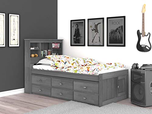 Discovery World Furniture Twin Bookcase Bed
