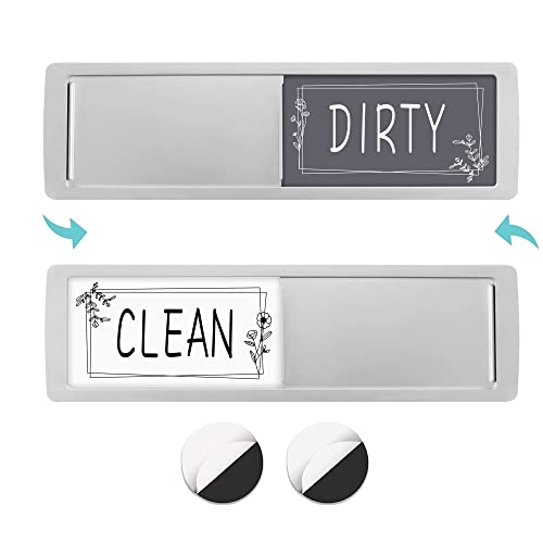 Dishwasher Magnet Clean Dirty Sign for Kitchen Organization