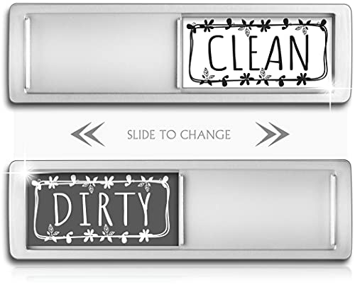 Dishwasher Magnet, Clean Dirty Sign Indicator - Grey