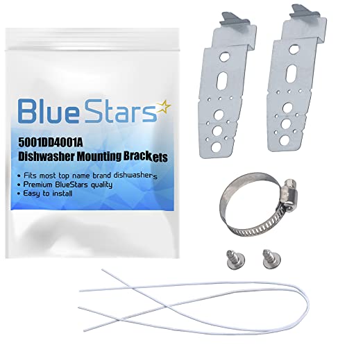 Dishwasher Mounting Brackets Kit Replacement Part by BlueStars