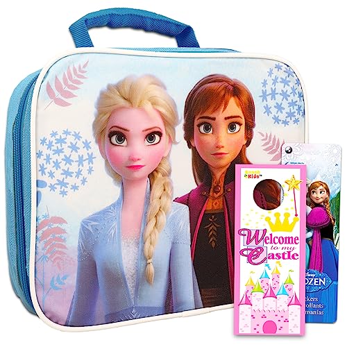 Disney Frozen Anna And Elsa Lunch Bag Bundle