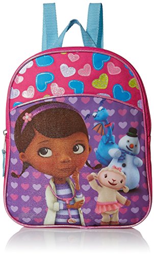 Disney Girls' Mini Doc McStuffins Backpack in Hot Pink/Purple/Blue