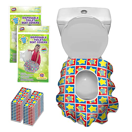 Disposable Toilet Seat Covers - Large Waterproof Potty Covers