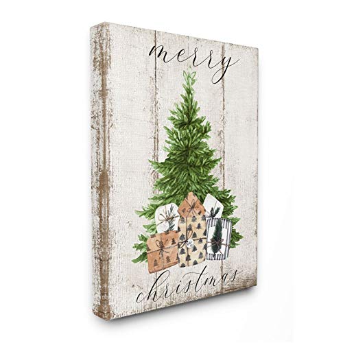 Distressed Merry Christmas Canvas Wall Art