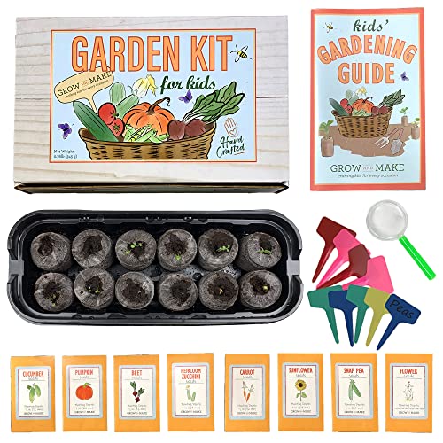Kids' Gardening Fun: Grow Your Own Vegetables & Flowers with Grow and Make
