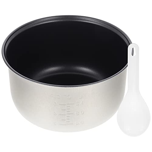 UPKOCH Inner Cooking Pot 2L Inner Pot Replacement Stainless Steel Rice  Cooker Liner Rice Cooking Container Rice Maker Accessories for Rice Maker